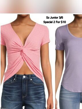 NWT No Boundaries Junior Size Small 2 For $10 Top Deal
